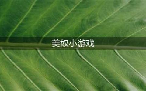 好玩的美女小游戏大全推荐2021 最火爆的美女游戏前十名排行榜(美奴小游戏)