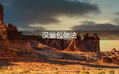 你还去商店买汉堡？36款高逼格汉堡做法，吃货们hold不住了！(汉堡包做法)